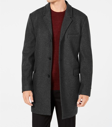 Giacca cappotto cappotto Michael Kors da uomo grigio Gand aderente slim fit $395 taglia 42R