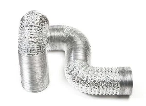 STERR - 10 m Aluminum Flexible Duct Hose 150 mm / 6" – ALD150_10 - Foto 1 di 3
