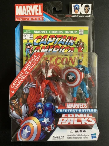 Marvel Universe Captain America Comic Pack Falcon 2011 MISB New Hasbro Cover