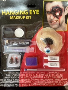 Halloween Costume Makeup Kit Hanging Eye Horror Latex Prosthetic Special FX - Picture 1 of 1