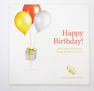 2018-S Happy Birthday US Mint 5 Coin Proof Set - Picture 1 of 4