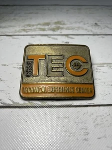 Vintage Etui Tec Center Gürtelschnalle  - Bild 1 von 5