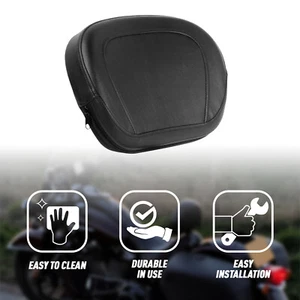Adjustable Rider One Piece Seat Backrest Pad For Harley Touring Electra Glide US - Picture 1 of 8