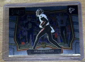 2022 Panini Select Drake London Field Level Silver RC Rookie - Atlanta Falcons - Picture 1 of 2