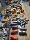 HUGE LOT Marx Lionel American Flyer Train Track Engine Parts Metal Plastic As is