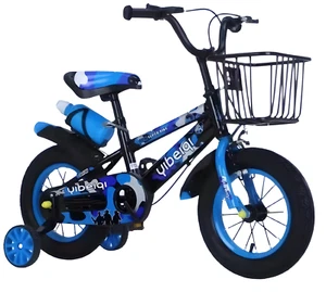 12/14/16 Zoll Kinderfahrrad Kinder Jungen blau Radfahren abnehmbare Stabilisatoren - Bild 1 von 1