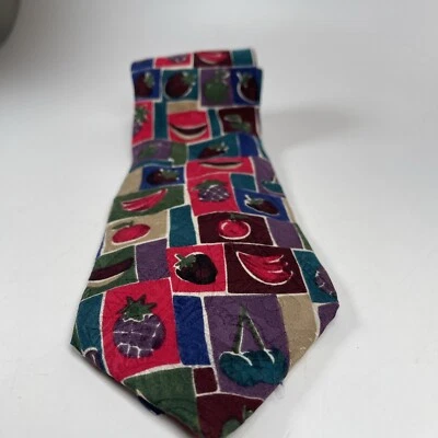 JOHN WEITZ Fruit Necktie Tie - Imagem 1 de 4