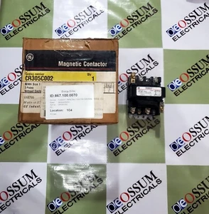GE CR305C0 SIZE 1 30AMP MAGNETIC CONTACTOR VOLTAGE 110VAC FREE FAST SHIPPING - Picture 1 of 7