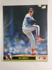 Jim Abbott Anaheim Angels 1990 8x10 Glossy Color Baseball Photo