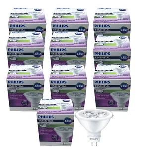 10P Philips LED 3W MR16 2700K Warm White Lamp Spotlight 12V Bulbs Lights GU5.3 - Picture 1 of 12