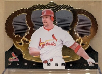 1999 Pacific CROWN ROYALE #116 Mark McGwire Cardinals RARE GOLD FOIL DIE CUT - Image 1 of 2