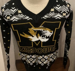 University Of Missouri Ugly Chritmas Sweater Womens Small NWT - Picture 1 of 6