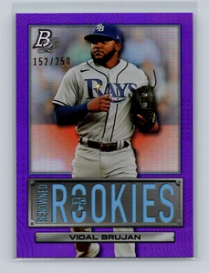 2022 Bowman Platinum Renowned Rookies Purple /250 VIDAL BRUJAN RC #RR-4 - Bild 1 von 2