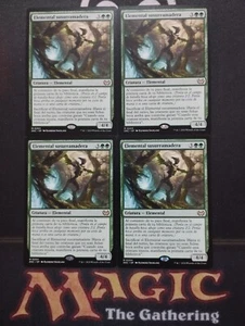 MTG (PLAYSET) 4x ELEMENTAL SUSURRAMADERA / WHISPERWOOD ELEMENTAL - SPANISH NM - Imagen 1 de 1
