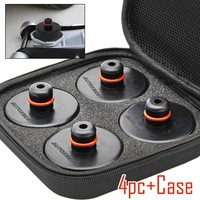 4Pcs Jack Pad Adapter Lifting W/ Storage Case For Tesla Model 3 Model S Model X 