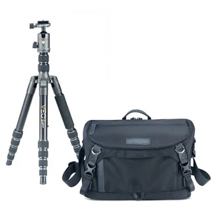Vanguard VEO 2GO 265AB Aluminum Travel Tripod with VEO GO34M BK Shoulder Bag Kit - Picture 1 of 12