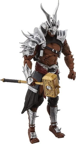 Mortal Kombat 11 Shao Kahn Platinum Hammer Stand Accessories Figure Cover