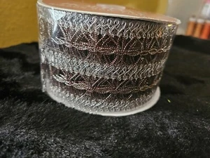 Wire edge ribbon metallic New - Picture 1 of 4
