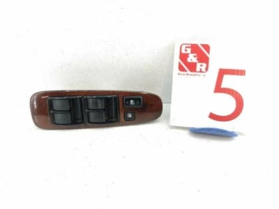 1996 LEXUS LS 400 ДРАЙВЕР LH ГЛАВНЫЙ ПЕРЕКЛЮЧАТЕЛЬ ЗАМКА ОКНА С ОБОДКОМ OEM   - Изображение 1 из 4