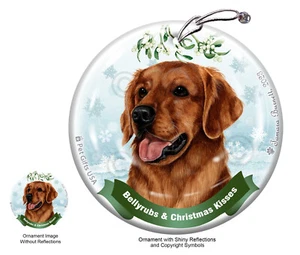 Adorno de peñas y besos - Dark Golden Retriever - Imagen 1 de 1