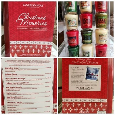 Yankee Candle🎄RECUERDOS DE NAVIDAD🎄12 Samplers (Votivos)🎄NUEVO EN CAJA🎄RARO/DIFÍCIL DE ENCONTRAR🎄 Foto 1 de 4