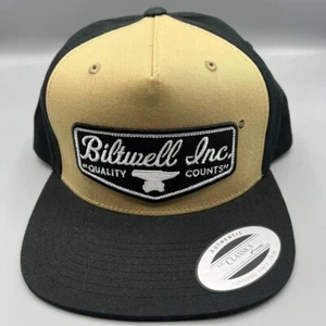Gorra de camionero Biltwell Inc para hombre negra marrón roja motocicleta Yupoong gorra trasera a presión - Imagen 1 de 8