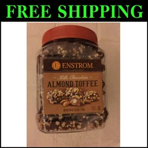 Milk Chocolate & Almond Toffee - 40 Oz Treat Pack of 2 for Sweet Lovers - Picture 1 of 2