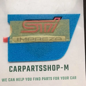 Subaru IMPREZA STI Rear Badge Set 93073FE800 Genuine JDM - Bild 1 von 2
