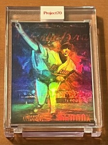 2021 TOPPS PROJECT 70 CARD #833 GREG MADDUX - RAINBOW FOIL # 64/70 ANDREW THIELE