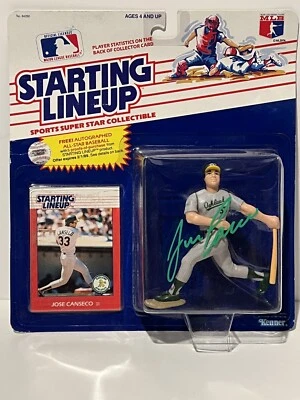 JOSE CANSECO 1988 Signed Autographed Auto Oakland A’s Starting Lineup SLU PSA - Image 1 of 3