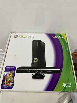 Xbox 360 4GB Console With Kinect Video Game System W / Box - Image 1 of 4
