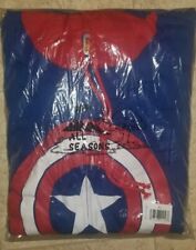 NWT All Seasons Marvel Comics Captain America Union Suit Adult XL One Piece PJ