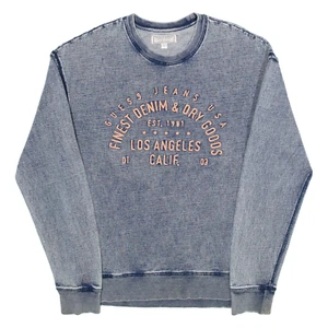 GUESS Mens Sweatshirt Blue S - Picture 1 of 6