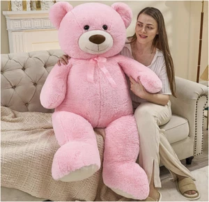 51 Inch Big Teddy Bear, Soft Plush Giant Stuffed Toy for Kids, Perfect Gift Idea - Picture 1 of 8