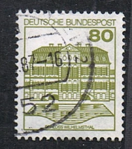 Bund Burgen und Schlösser Letterset 080 Mi.Nr. 1140 AII R, mit Nr. 250, gestempe - Bild 1 von 2