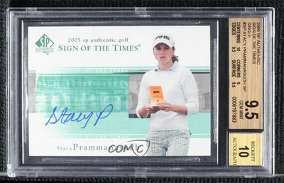 2005 SP Authentic Sign of the Times Stacy Prammanasudh BGS 9.5 Rookie Auto RC - Image 1 of 3