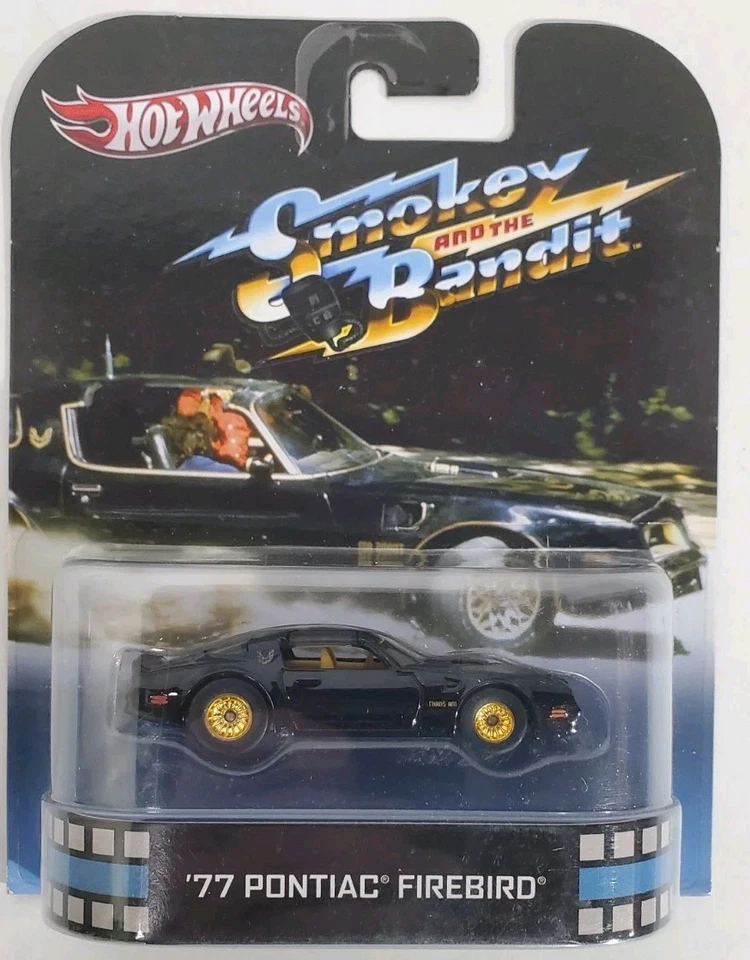 Hot Wheels ~ Entretenimiento Retro Smokey and the Bandit ~ '77 Pontiac Firebird Foto 1 de 4