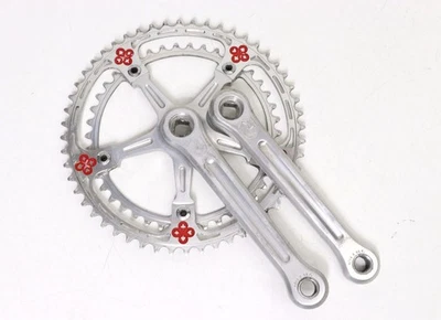Guarnitura Campagnolo Nuovo Record - vintage crankset Ciocc engraved - Immagine 1 di 4
