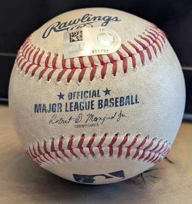 Padres Ramon Laureano Game Used Grand Slam at Mariners 8/26/2025 Career HR #103 - Image 1 of 2