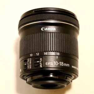 Canon Zoom Lens Ef-S10-18Mm F4.5-5.6 Is Stm - Picture 1 of 4