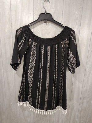 Women's Boho Peasant Cottage Embroidered Dress Size S Gothic Whimsygoth - Image 1 of 4