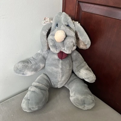 "Mítere de mano gris arrugas vintage Ganz Bros 1981 18""" Foto 1 de 4