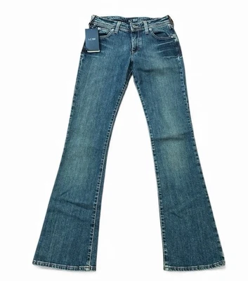 Pantalones de mezclilla para mujer Armani Jeans ajustados corte bota índigo serie 004 talla 25 nuevos con etiquetas Foto 1 de 4