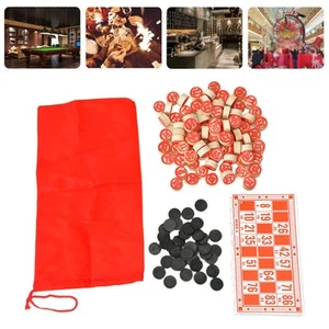 130Pcs Bingo Chips 90 Red Chess Pieces and 40 Black Chess Pieces Bingo Chess for - Picture 1 of 7