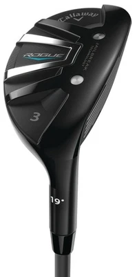 Left Handed Callaway Rogue 19* 3H Hybrid Stiff Aldila Synergy 60g Golf Club - Image 1 of 4