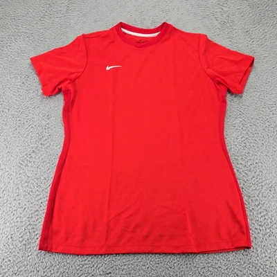 Nike Shirt Womens XL Red Dri Fit Athletic Activewear Outdoors Sportwear - Image 1 of 4
