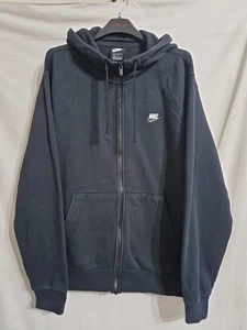 Nike Hoodie mit durchgehendem Reißverschluss schwarz Herren Größe L mit Taschen - Bild 1 von 17