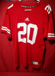 Adidas Trikot Jugend XL rot # 20 Wisconsin Badgers Football NCAA - Bild 1 von 4