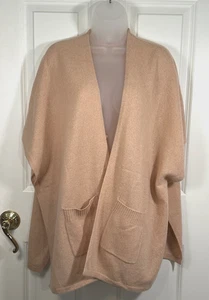 Nordstrom Cashmere Ruana Strickjacke Pullover Camel One Size - Bild 1 von 13