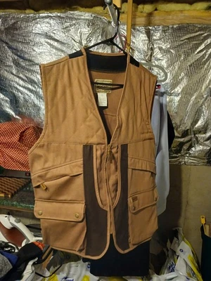 Woolrich Brown Hunting Vest W/ Game Pocket Size M Good Shape See Pics - Image 1 of 4